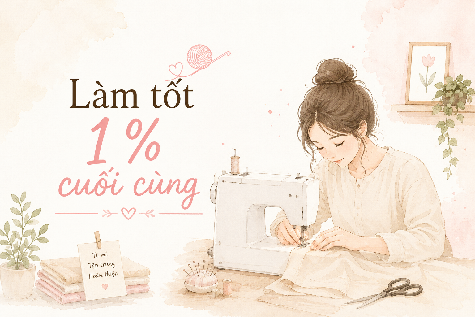 Làm tốt 1% cuối cùng