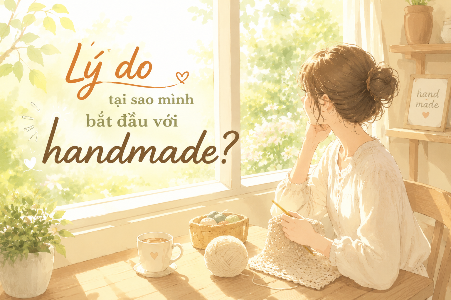 Lý do tại sao mình bắt đầu với handmade?